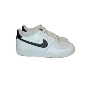 Youth Nike AF1 Air Force One White Leather Athletic Sneaker 7 7Y Boy Girl Kid